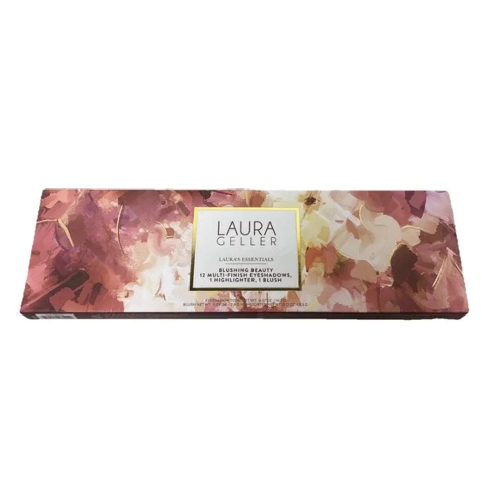 Laura Geller Blushing Beauty Palette 12 Eyeshadows 1 Highlighter 1 Blush‎ New